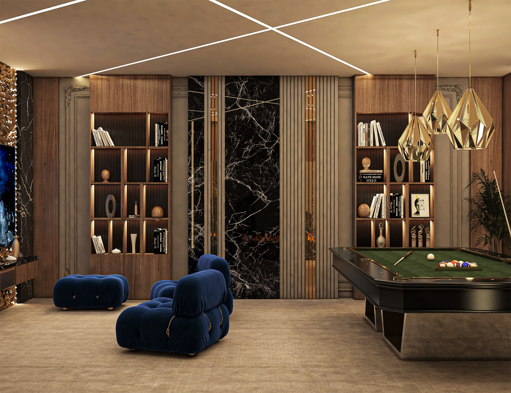 Gaming Room Design - Nabih Afaraa